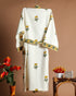 Marigold Buta Hand Block Print Cotton Bathrobe (BROB06)